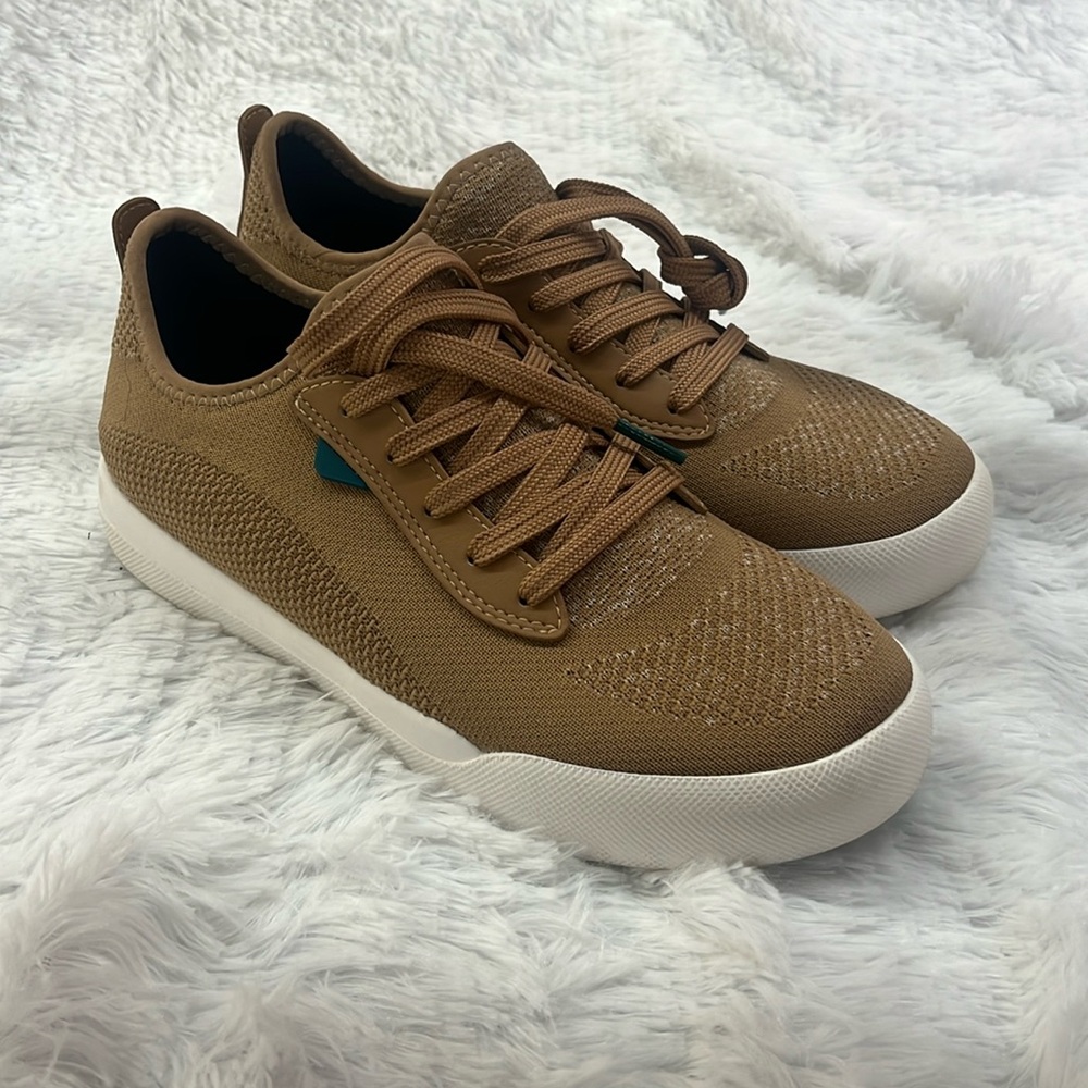 Vessi Women's waterproof Weekend Sneakers in Oak Brown